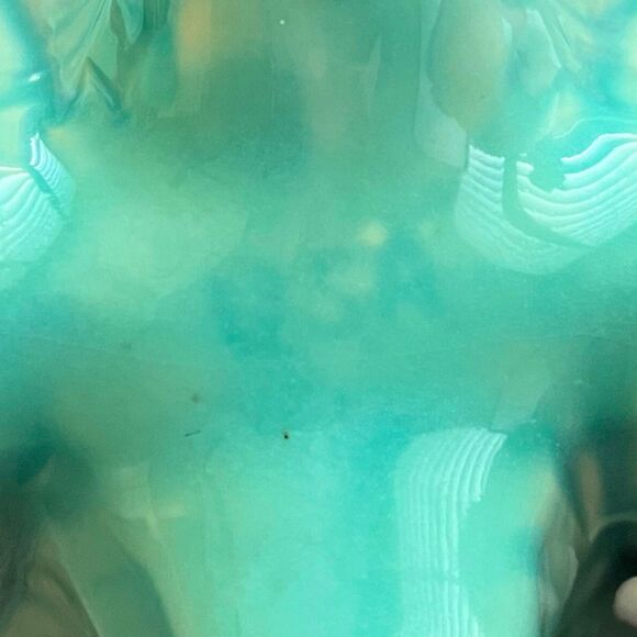 Vintage Green Shawnee Planter Cornucopia Pottery Footed Vase Scalloped Edge USA - Picture 6 of 6